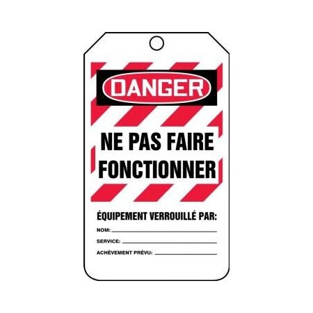 OSHA DANGER LOCKOUT TAG DO NOT FRMLT409CTP